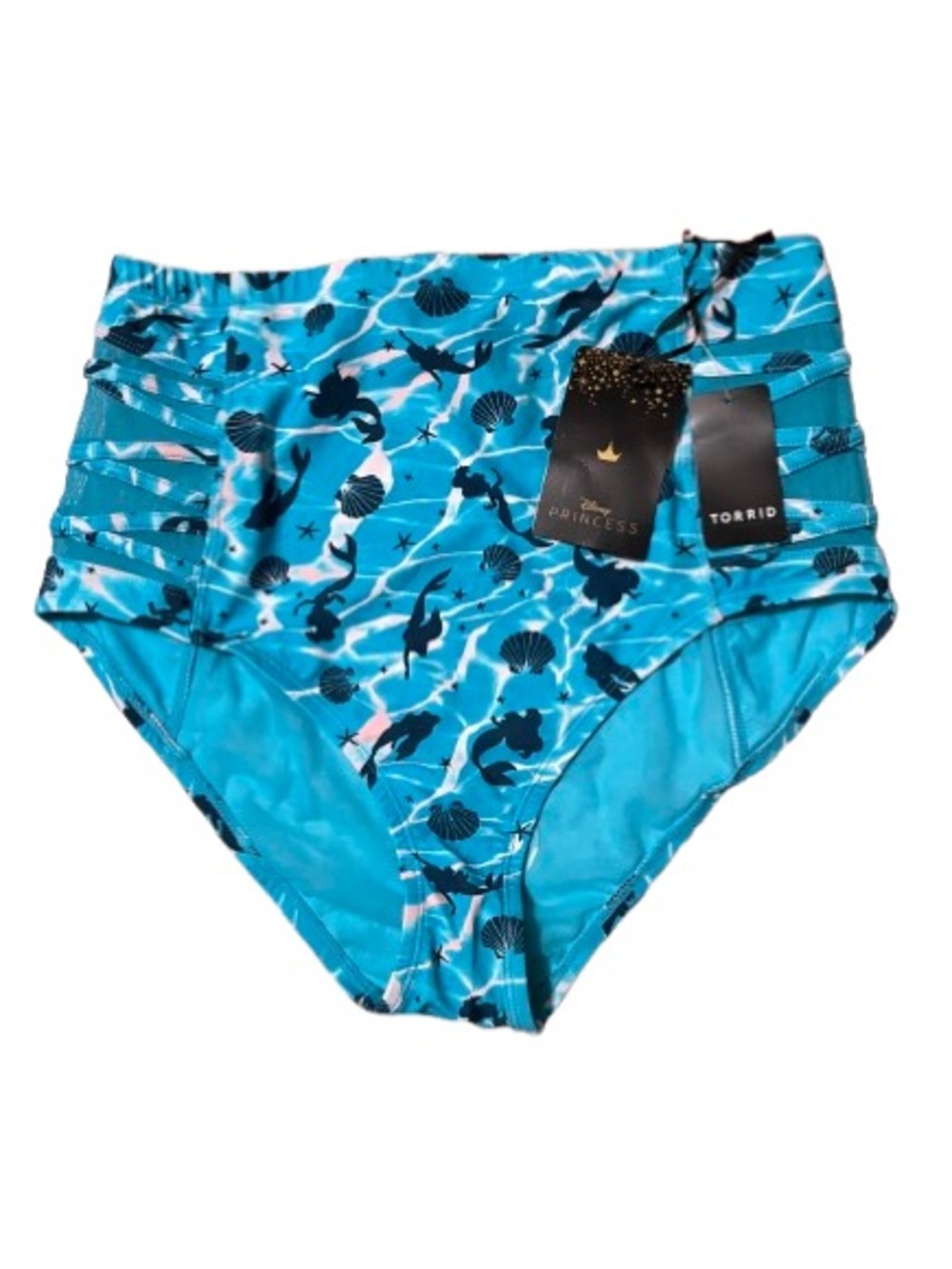 NWT Torrid Disney Princess Ariel  Mermaid High-Waist Bikini Bottoms Size 1X